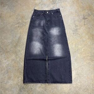 Bareline Stonewash Mens Denim Wideleg